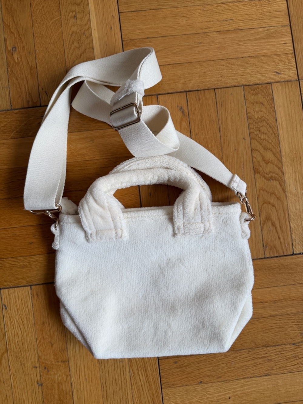 Easy Peezy Lemon Squeezy White Crossbody Tote - Picture 2 of 2